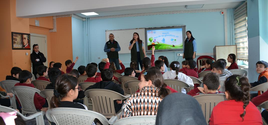 HAKKARİ’DE 510 ÖĞRENCİYE “SU TASARRUFU VE BİLİNCİ” EĞİTİMİ VERİLDİ